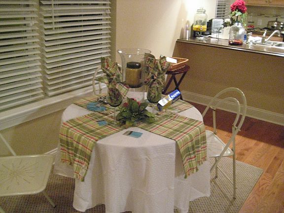 Open concept dining