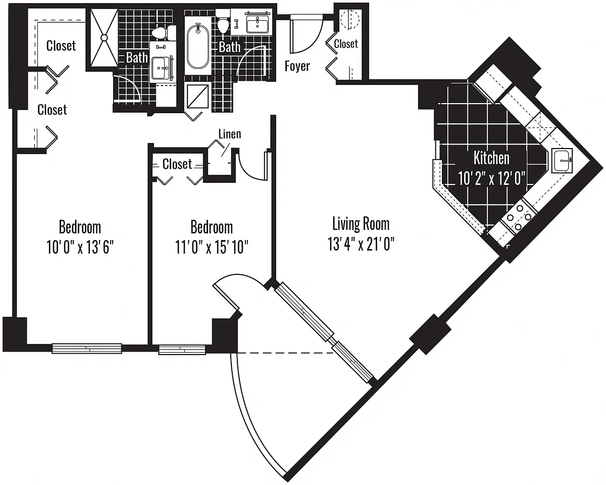 Floor plan NW B02