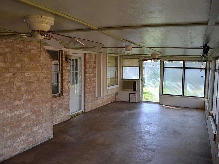 Enclosed patio