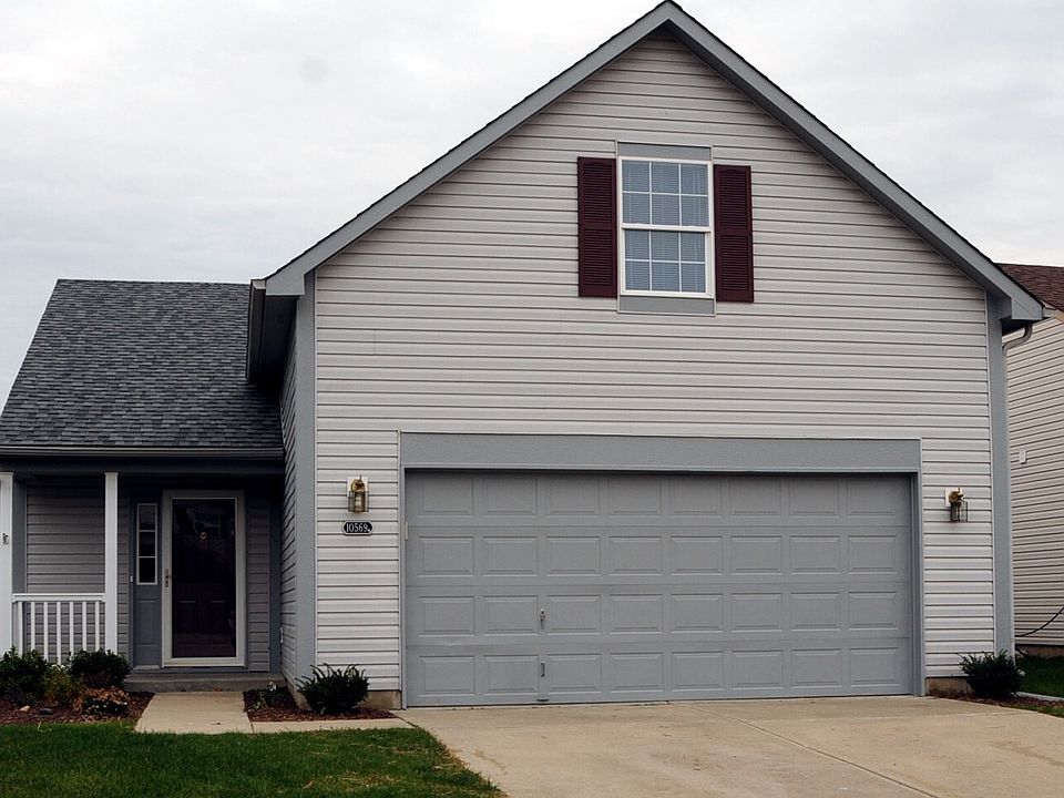 2 car garage & covered porch
