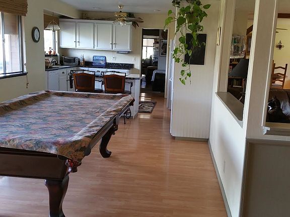 Family room and kitchen