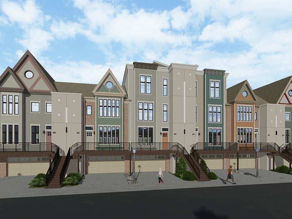 Front of Six Townhouse Building