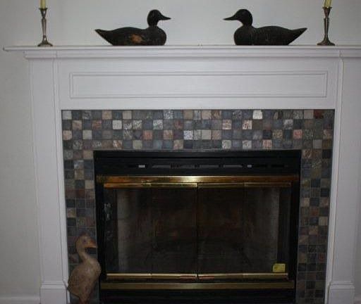 living room fireplace