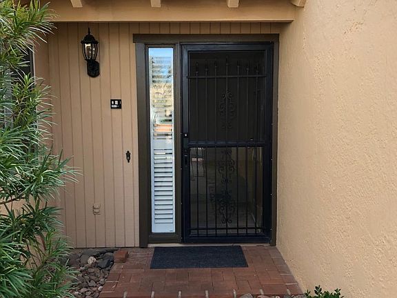 Gated  front entrance