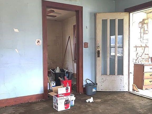 Bedroom 1 and living room