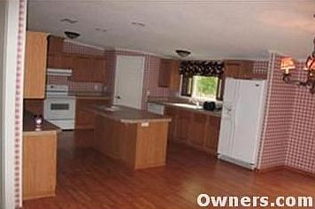 Kitchen with island