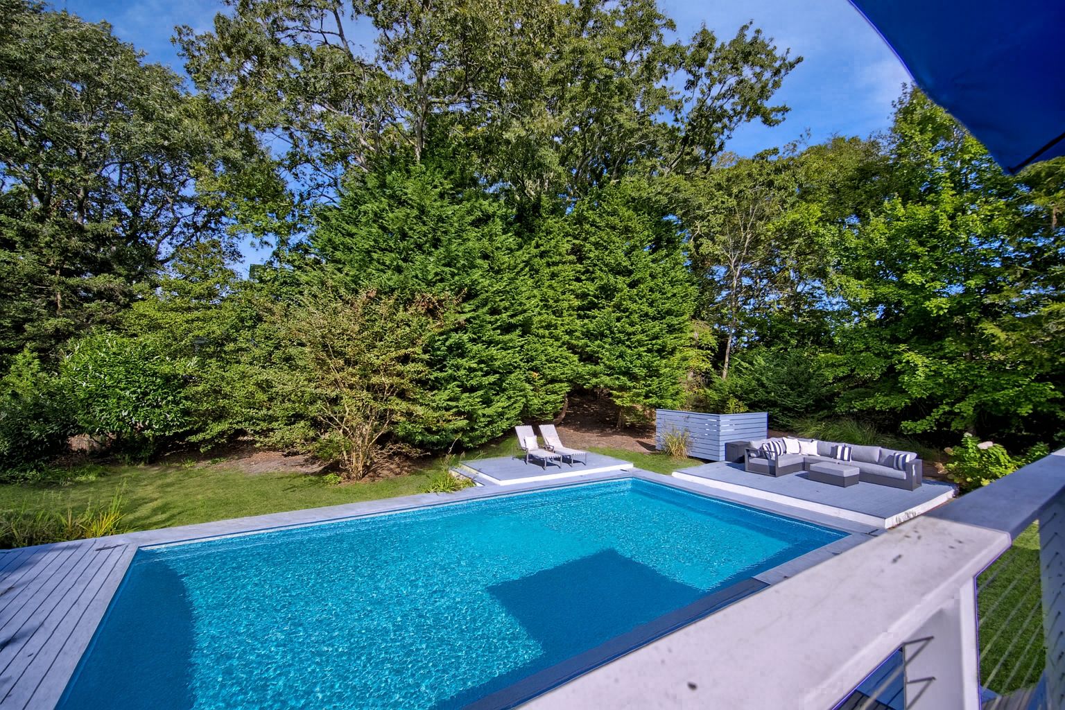  Heated Outdoor with full sun exposure throughout the day, and two decks off of the pool 