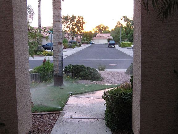 Sunrise out the front door