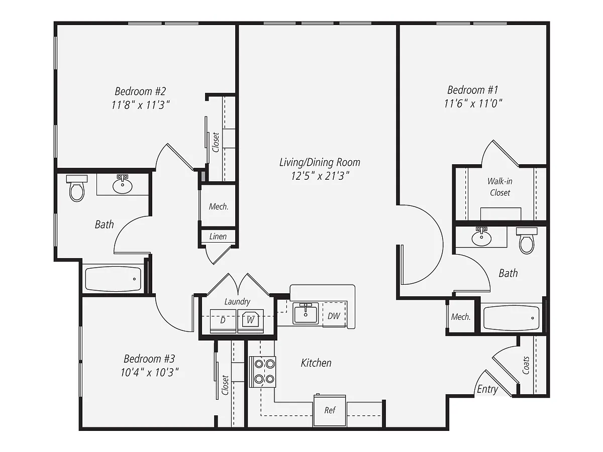 Floor plan C1