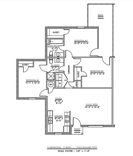 Floor plan C1