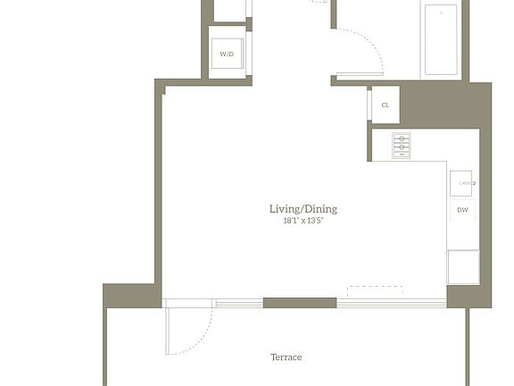 2nd image of 445 W 35th St APT 8H