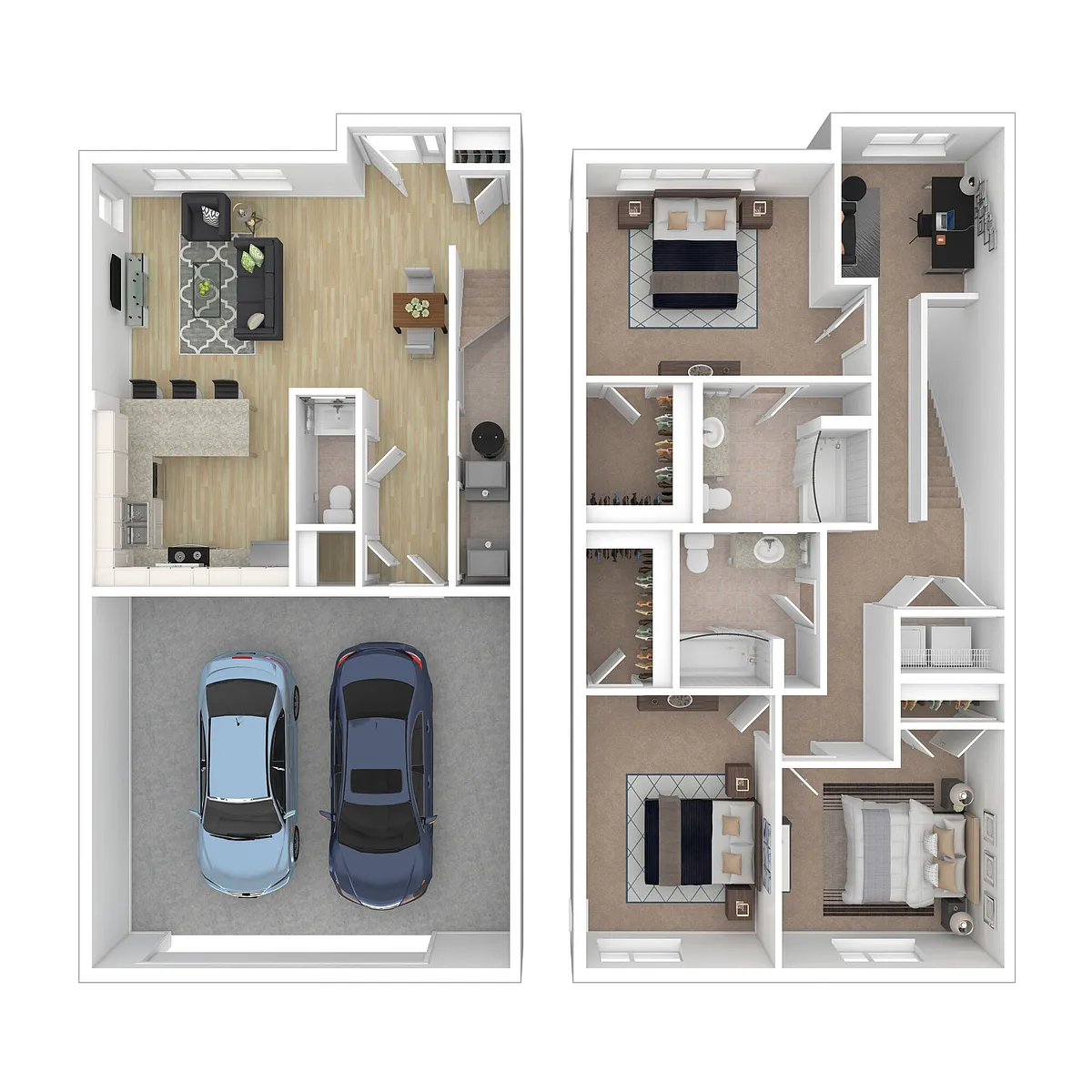 Floor plan Townhome A