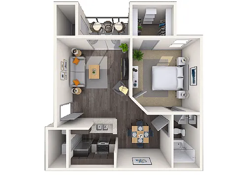 Floor plan Burgundy