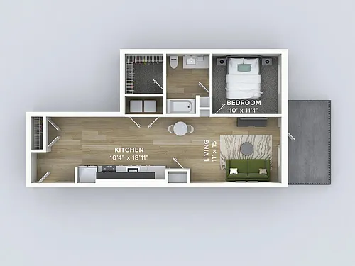 Floor plan A16