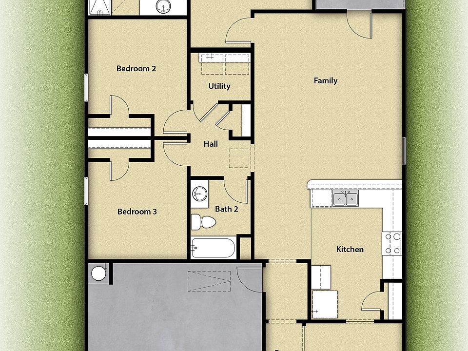 The Fannin has the space you need all on one story