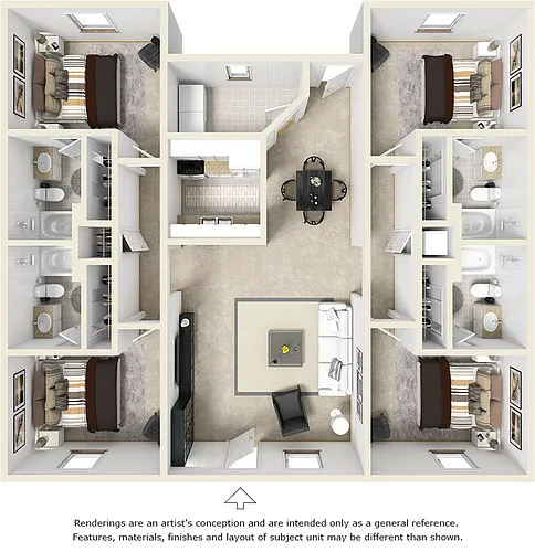 Floor plan 4-4F