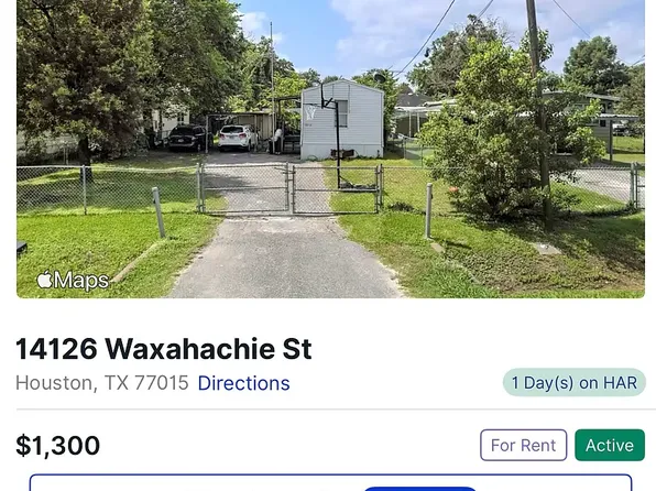 14122 Waxahachie St, Houston, TX 77015