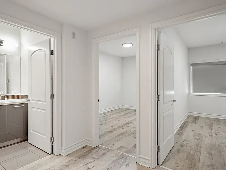 Hallway Entrance to Bedrooms and a Bathroom