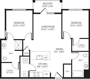 Floor plan B2A