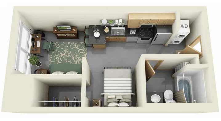 Floor plan Studio C