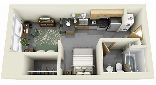 Floor plan Studio C