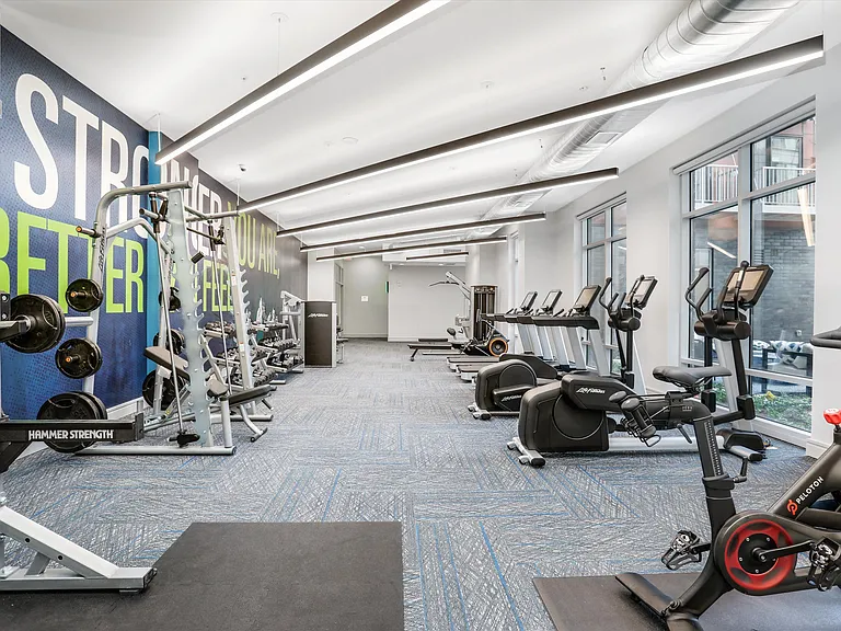 Phase II (1100 Broadway) Fitness Center with Peloton Bike