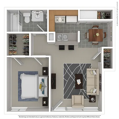 Floor plan 1x1M