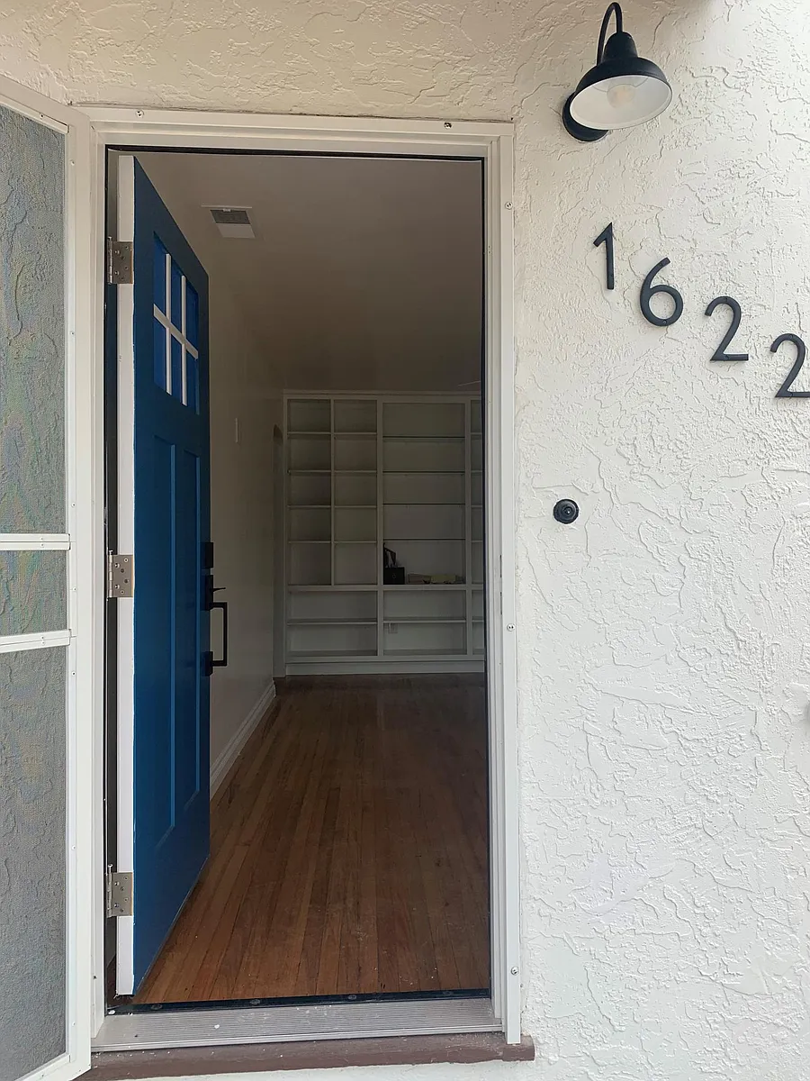 Front Door to the living room - 1622 S Tremont St S #A