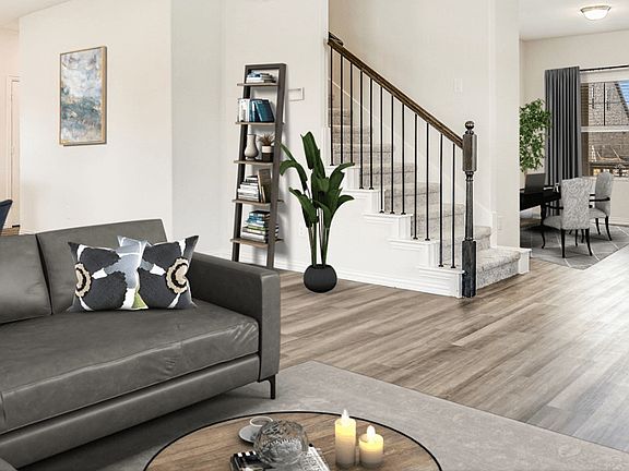 The open floorplan provides excellent entertaining.