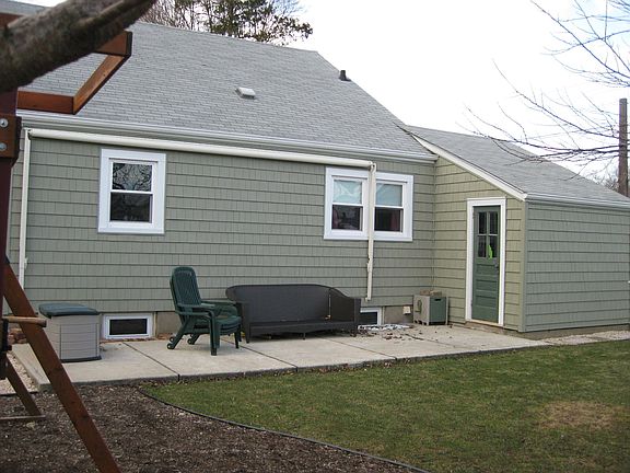 Rear view w/patio & awning