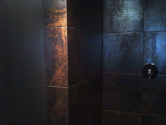 bath in basement gameroom