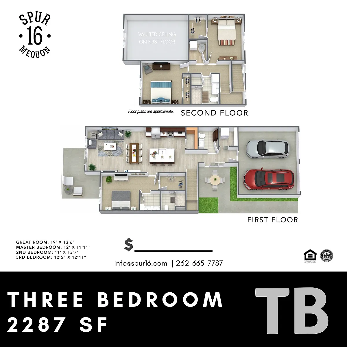 Floor plan Townhome B