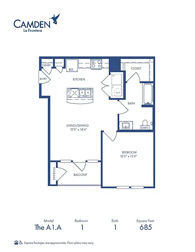 Floor plan A1.A