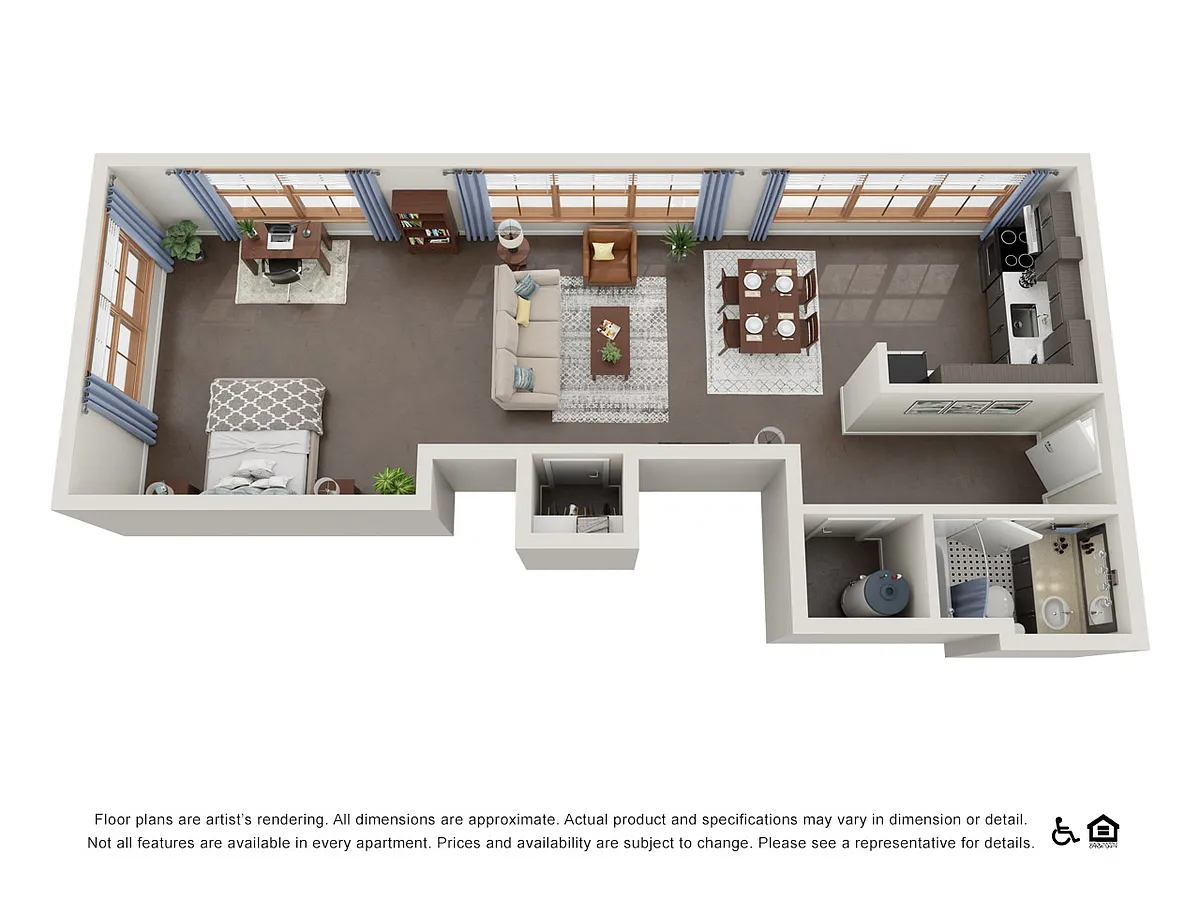 Floor plan Morrison Studio C