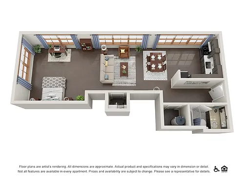 Floor plan Morrison Studio C