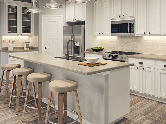 Kitchen with ample counterspace