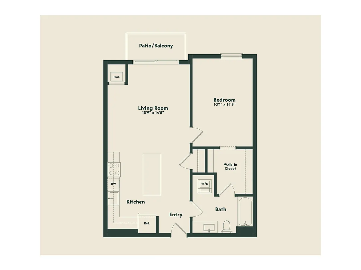 Floor plan B-1