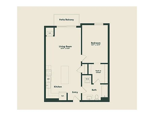 Floor plan B-1