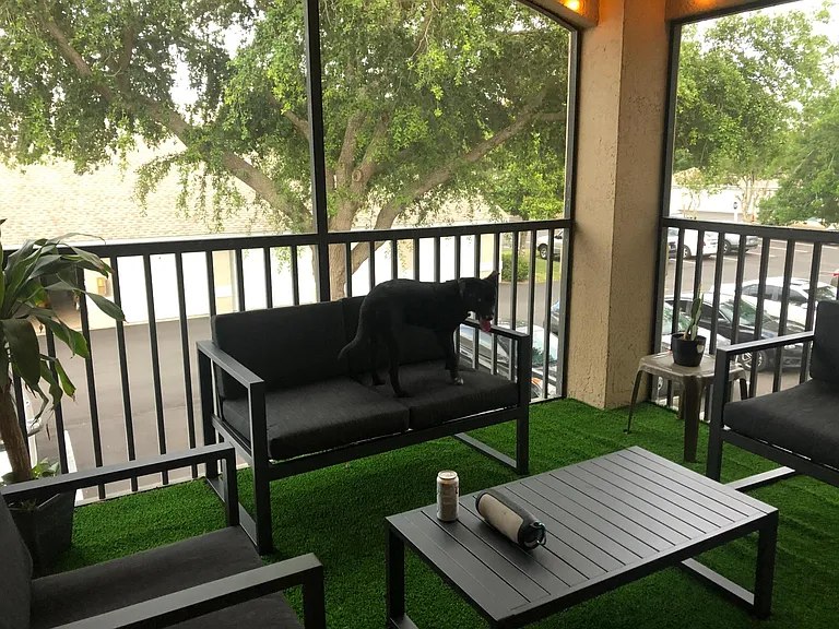 OUTDOOR BALCONY (DOG NOT INCLUDED)