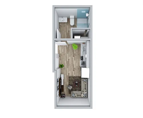 Floor plan Studio