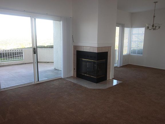 Fireplace and dual sliders