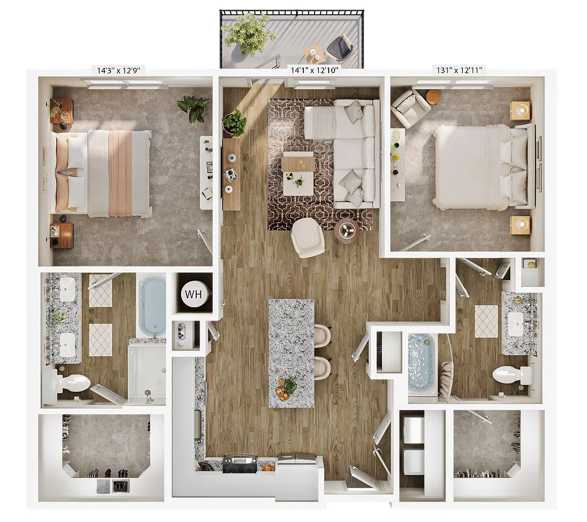 Floor plan B2