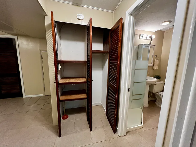 Basement closet space