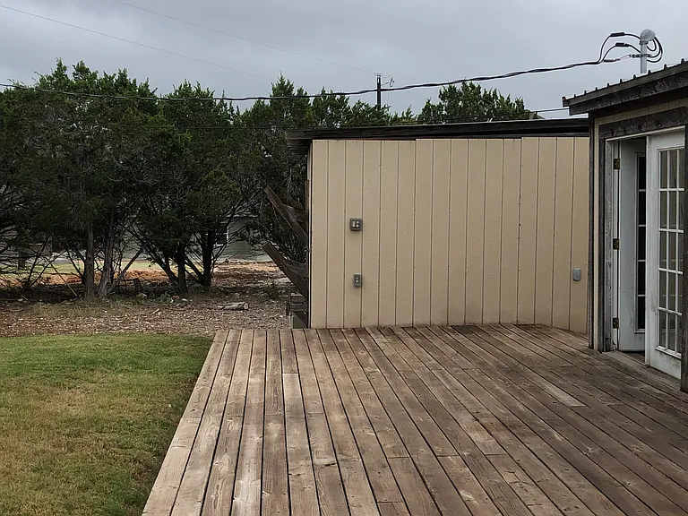 Back deck