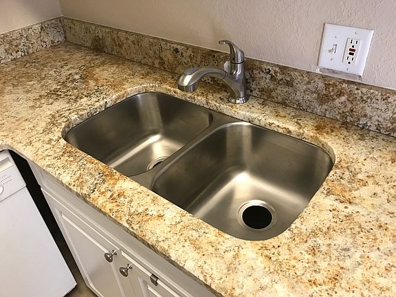 New granite in kitchen
