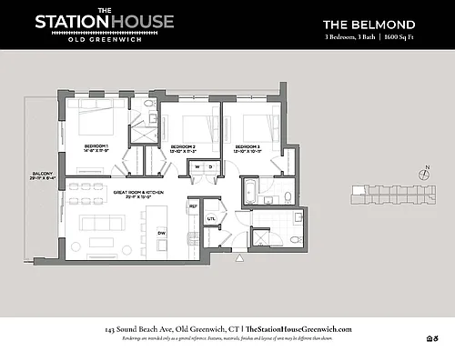Floor plan The Belmond