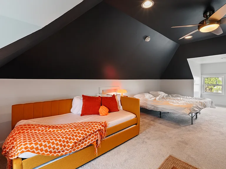 4th bedroom/finished attic.