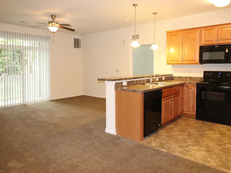 Spacious living spaces at "Park Place"