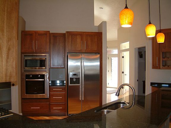 Custom Omega Pecan Cabinetry, Wine Rack