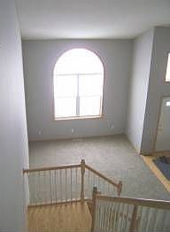 Open floor plan, loft overlooking living area